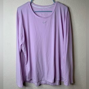 Nike dry fit purple long sleeve size xxl